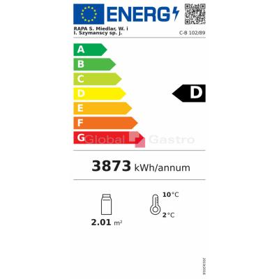 Chladící cukrářská vitrína RAPA CB 102 | RAPA 116130120